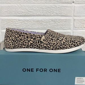 Toms Baby Cheetah Classic Heritage Canvas NIB